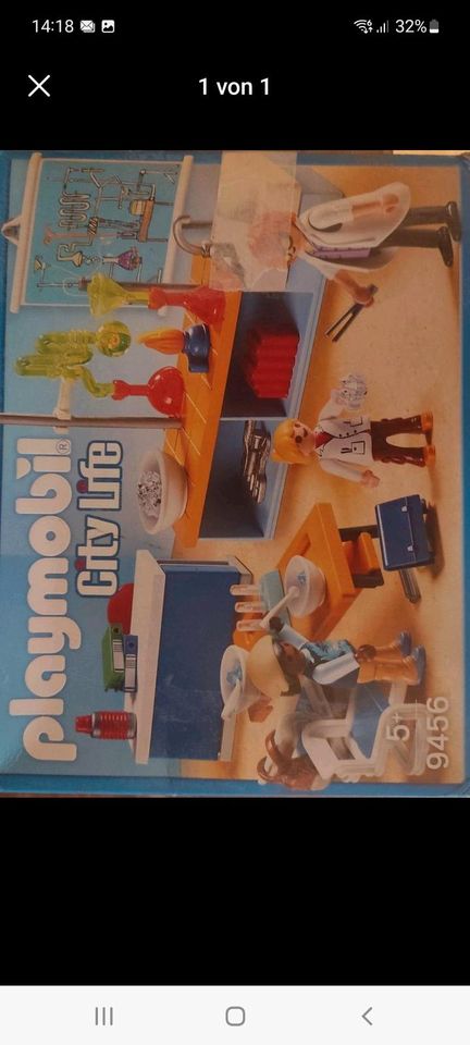 Playmobil Chemieraum zur großen Schule in Hanau