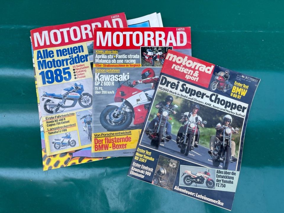 MOTORRAD Zeitschrift Bmw Kawasaki Harley Benelli Honda Yamaha in Trappstadt