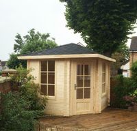 5 Eck Gartenhaus Blockhaus Gerätehaus Holz 260x260, 28mm, 283928 Nordrhein-Westfalen - Versmold Vorschau