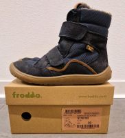 FRODDO TEX Barfußschuhe Stiefel Velour Leder/Textil, blau, Gr. 30 Baden-Württemberg - Güglingen Vorschau