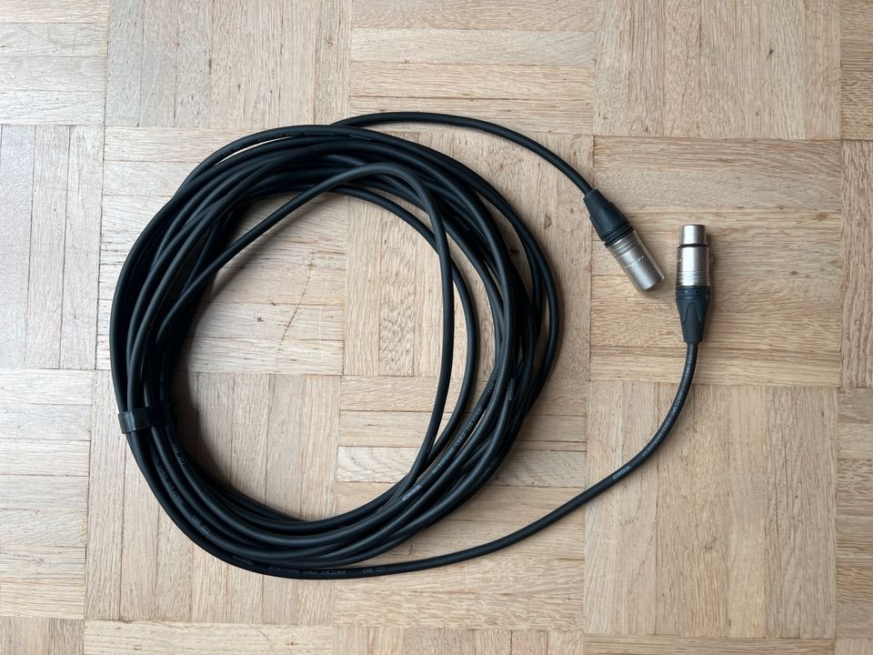 10m XLR Cordial Neutrik Mikrofon Kabel in München