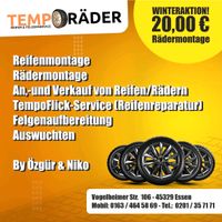 Rädermontage für 20€ Ohne Termin Reifenmontage Auswuchten Essen - Altenessen Vorschau