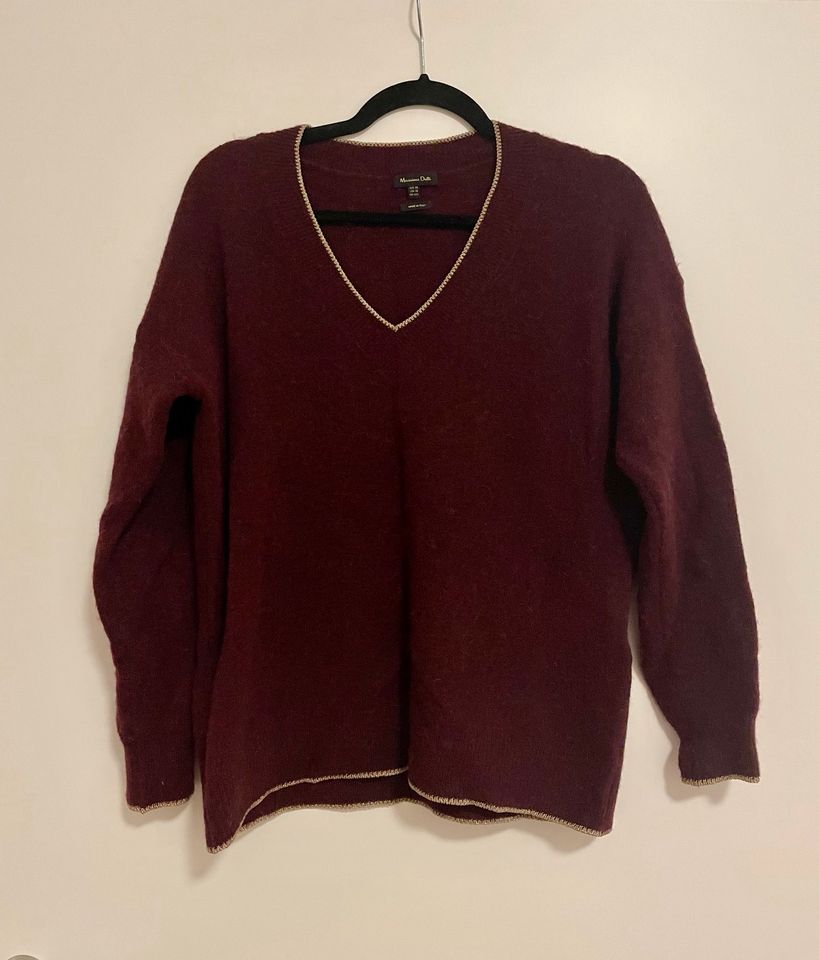 Massimo Dutti Pullover XS bordeaux rot in München