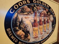 Coors Golden Beer Blechschild Bier Werbung Reklame 37,5x28,3 Baden-Württemberg - Heidelberg Vorschau