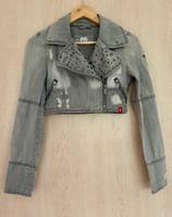 EDC Esprit Jeans Jacke Jeansjacke Nieten Grau ❤️ Mecklenburg-Vorpommern - Stralsund Vorschau
