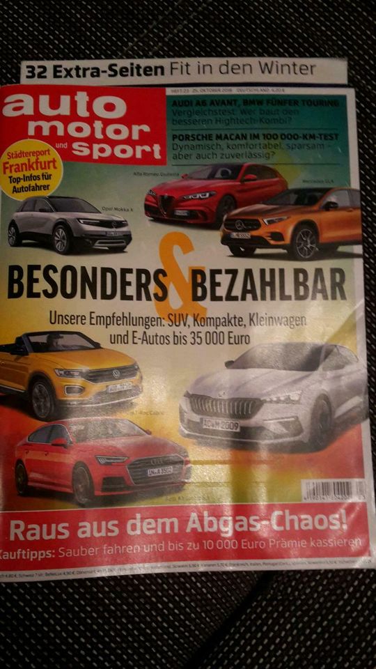 Auto Motor Sport  Zeitschrift Zeitung Sammeln VW BMW Audi Tesla in Delmenhorst