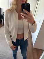 Esprit Blouson Bomberjacke leichte Jacke Blazer weiß 36 S Baden-Württemberg - Bietigheim-Bissingen Vorschau
