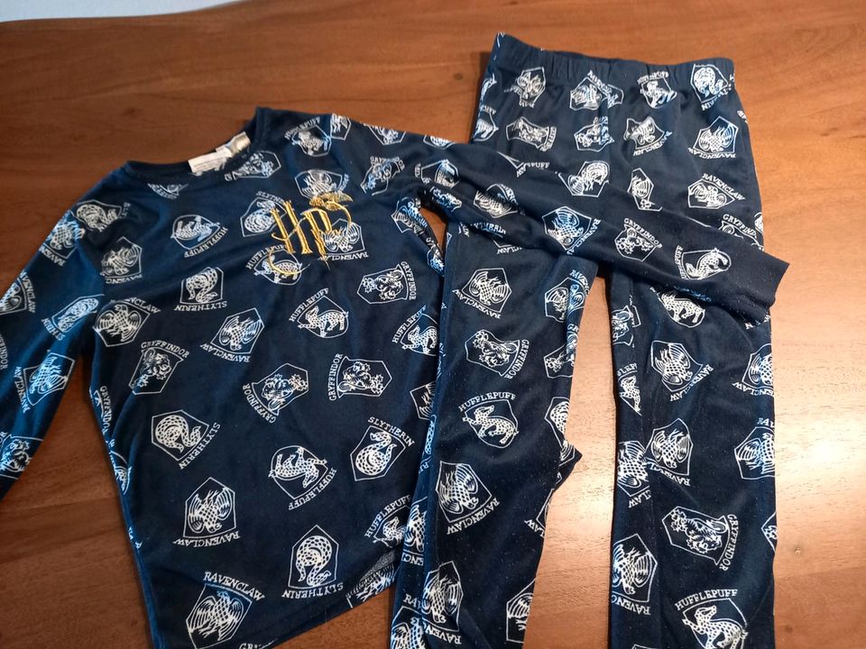 Pyjama Jungen 3-Set Harry Potter-Minecraft-Fußball Gr.134-140 Top in Ludwigshafen