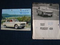 Prospekt Peugeot 404 1960 und AMS-Test portofrei! Berlin - Neukölln Vorschau