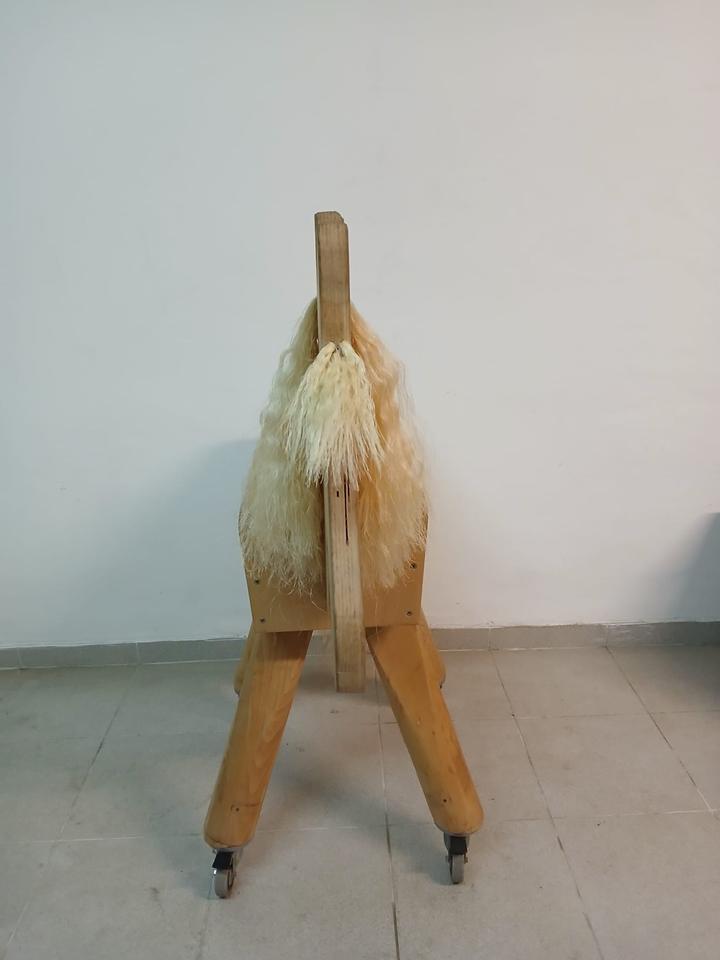 Holzpferd mit Sattel , Decken , Trense, Halfter, Bandagen in Hamm