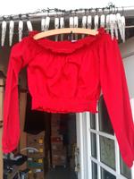 Croptop Struktur rot "h&m" (157) Niedersachsen - Neuenkirchen Vorschau