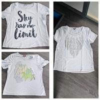 3 Damen Pailletten Tops Shirts 42 44 Street One Taifun Print Halb Hessen - Gelnhausen Vorschau