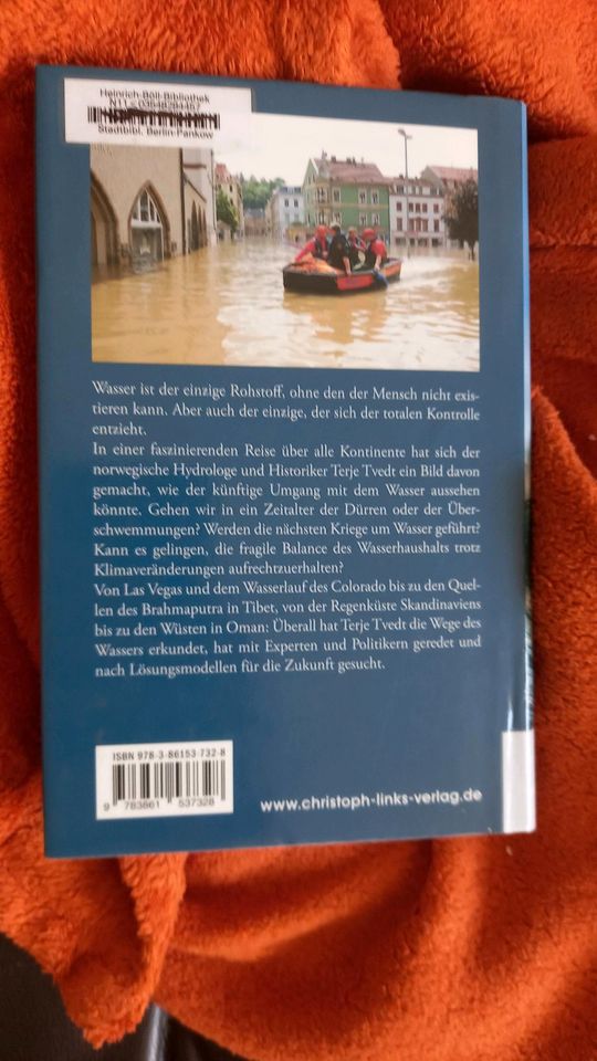 Terje Tvedt: Wasser. Eine Reise in die Zukunft. Ch. Links Verlag in Berlin