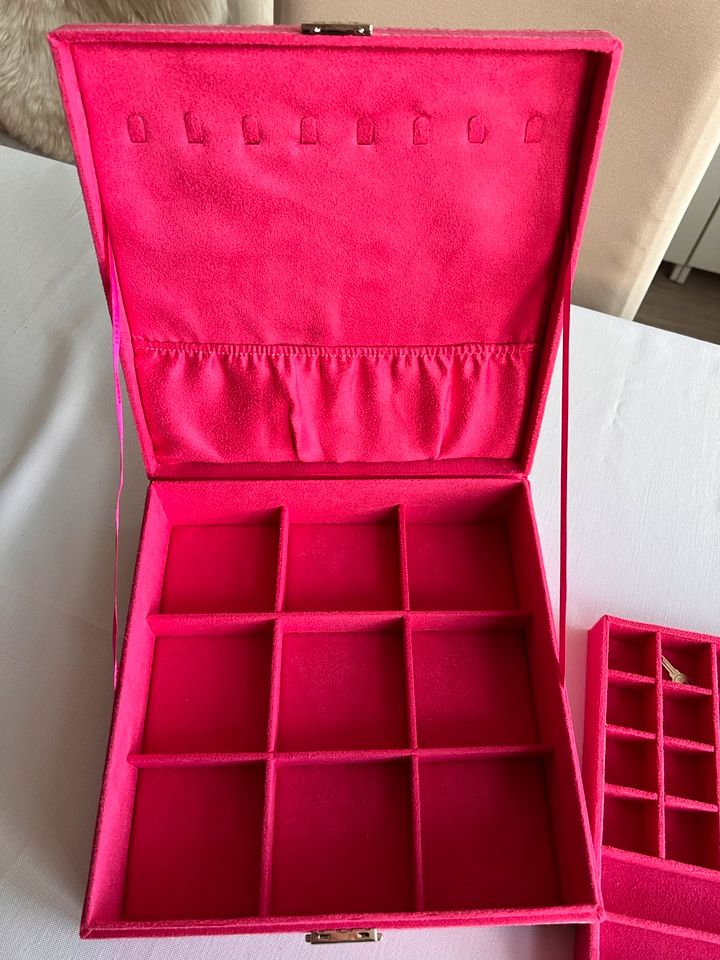 Schmuckbox Schmuckkasten Aufbewahrung Pink Schmuck in Bayern