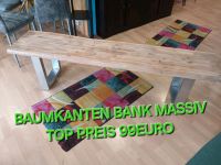 Baumkanten Bank massiv Akazie neu 2wahl top preis Hessen - Gießen Vorschau