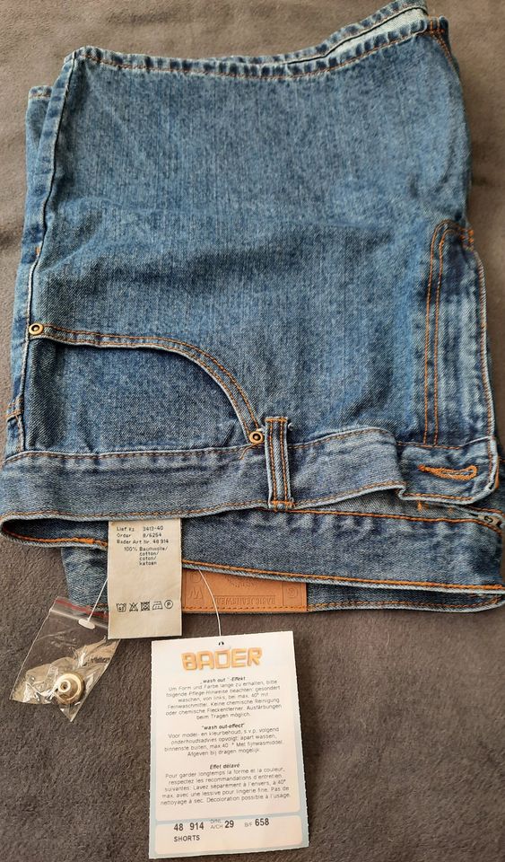 2 . Herren Jeans Shorts Neu ungetragen von Bader in der Größe 29 in Kempen