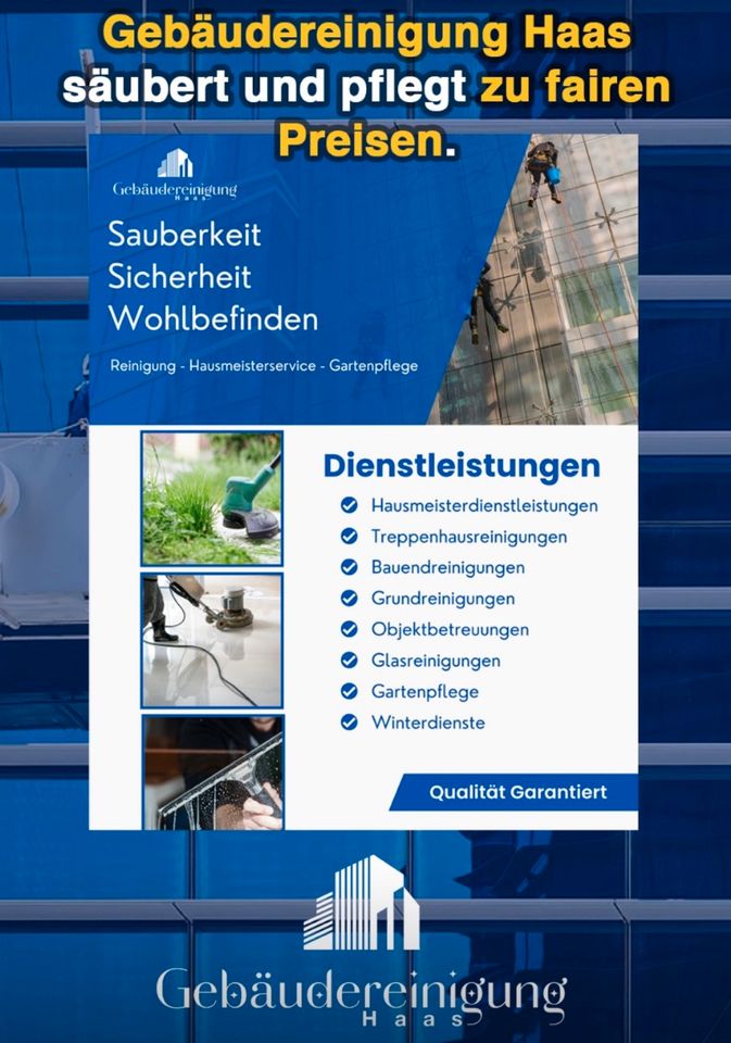 Hausmeister,Gartenpflege,Rasen mähen,Heckenschnitt,Gartenhilfe,Gebäudereinigung,Objektbetreuung in Düren