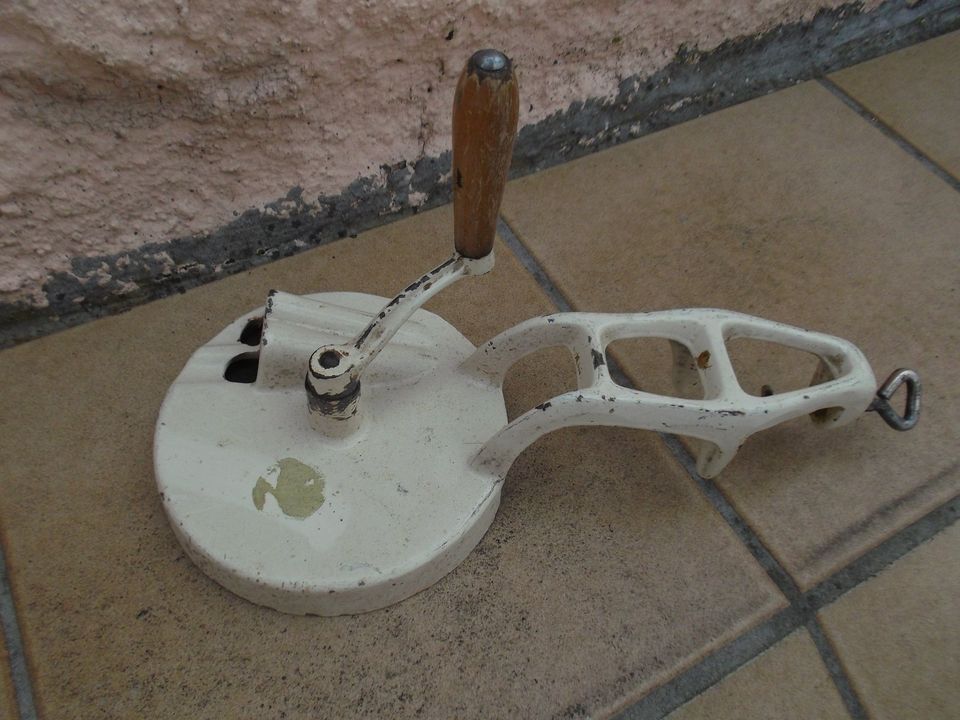 alter Bohnenschneider Bohnenschnippler in Geslau