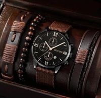 Quarzuhren + 3 Armbände Uhren braun set für Männer Business Mode Dresden - Südvorstadt-Ost Vorschau
