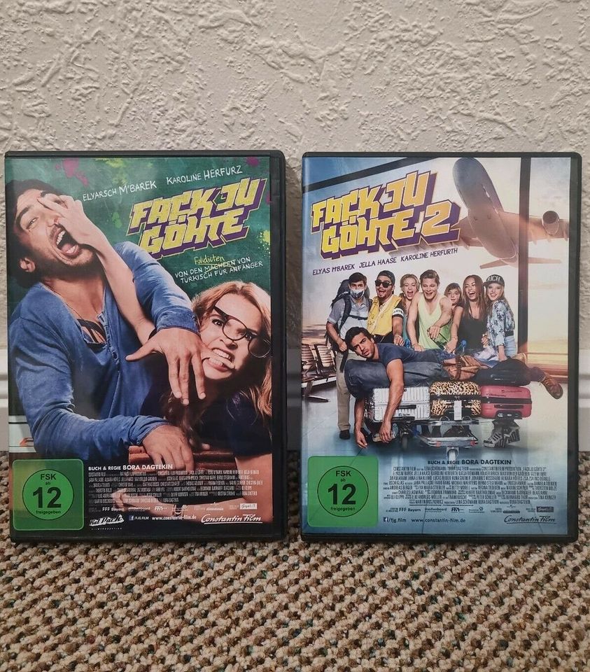 ☆ 2 x DVD Fack ju Göhte 1 + 2 ☆ Elyas M'Barek in Dabel