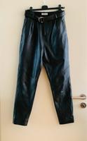 MSCH Moss Copenhagen Leder Hose Schwarz Mom Highwaist Biker Bonn - Kessenich Vorschau
