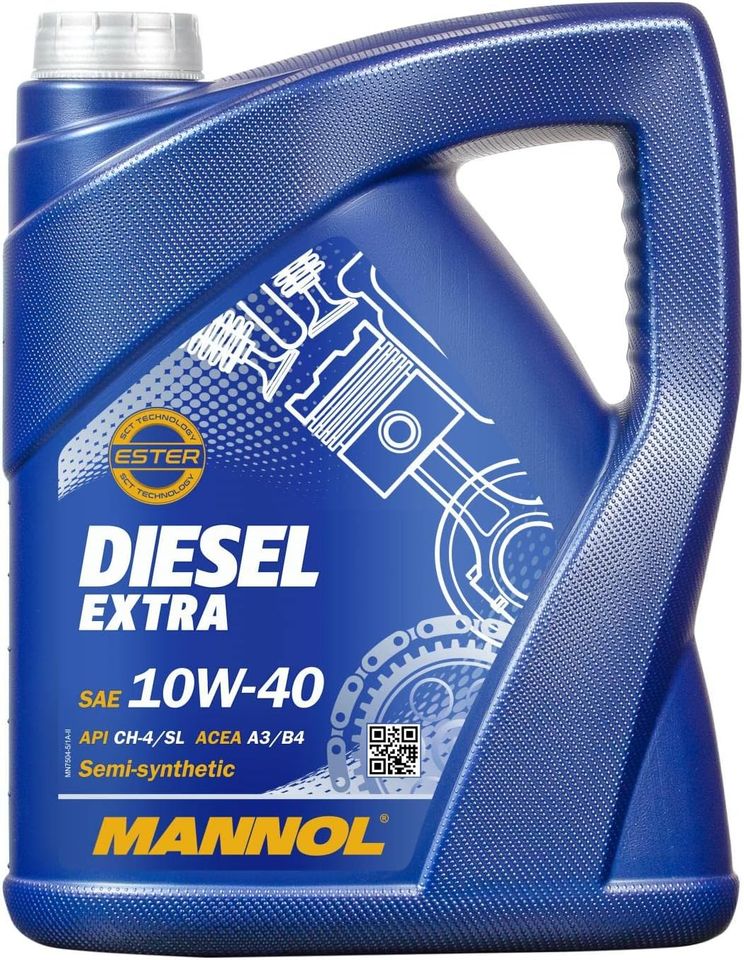 MANNOL 50515200500 Diesel Extra 10W-40 API CH-4/SL Motorenöl 4,5L in Malborn