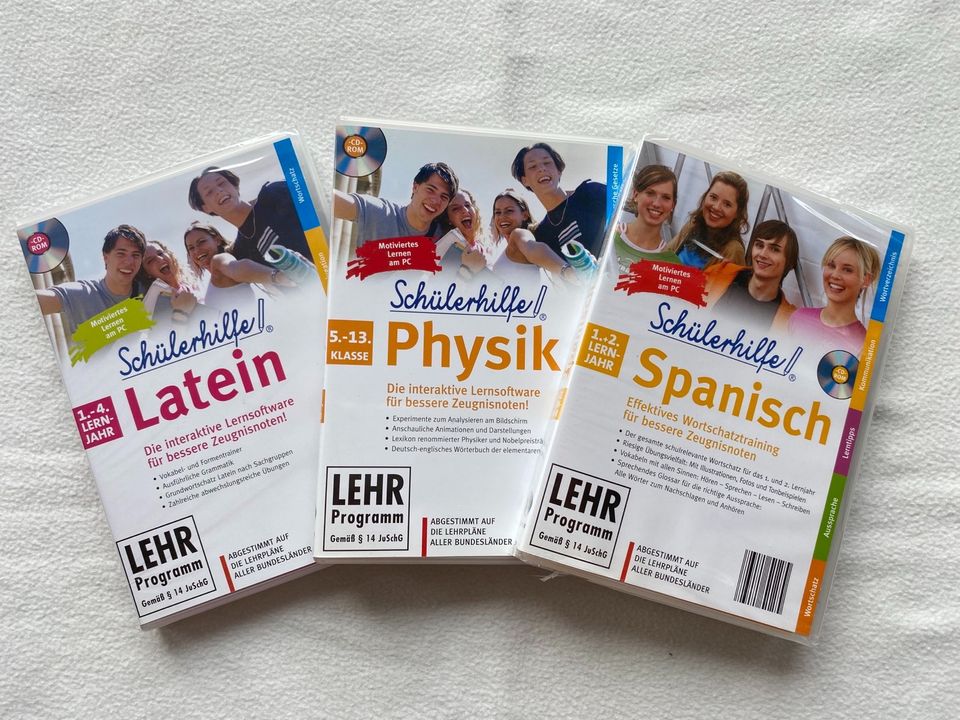 Lern-CDs für Spanisch, Latein und Physik in Euskirchen