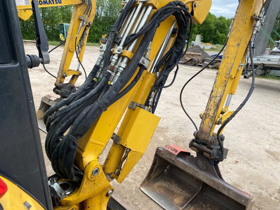 MINIBAGGER Kurzheck KOMATSU PC 26 MR-3 BJ 2018 Netto: 23.300 € in Windischleuba