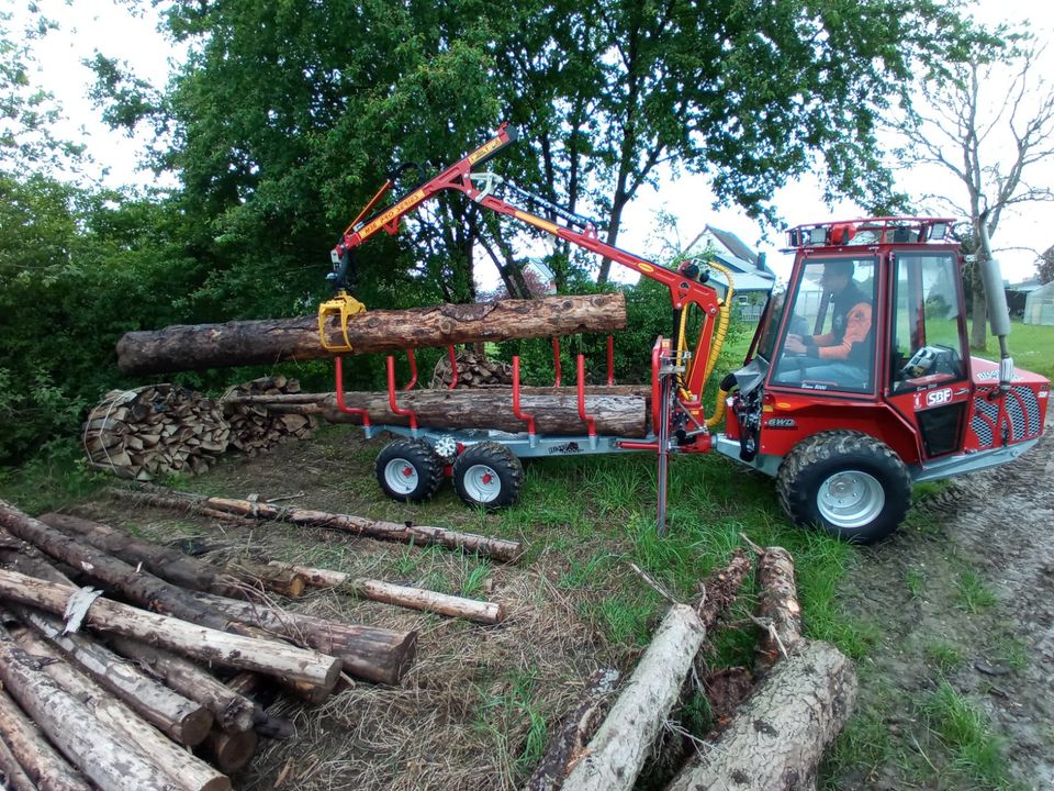 Kranman Bison 8.000 Forwarder Rückezug Forstkran - 2,0to Last SBF in Brockscheid