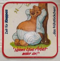 Knoppers-Werbung-Reklame-Pappschild-Werbeschild-Reklameschild Dresden - Trachau Vorschau