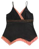 Top Spaghettiträger XL/XXL 42/44 Schwarz-Apricot Glasperlen Schleswig-Holstein - Lübeck Vorschau