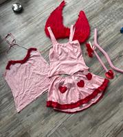 Kostüm Fasching Karneval Amor Damen Liebe Rosa Herzen Größe M/L Sachsen - Beilrode Vorschau