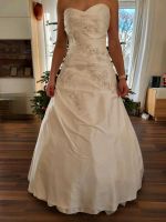 Hochzeitkleid Brautkleid Größe M mit Reifrock creme Bayern - Rudelzhausen Vorschau