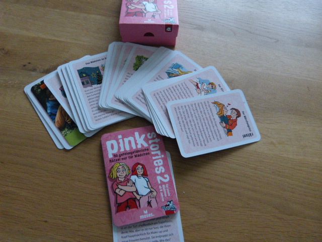 * PINK STORIES 2 * Rätsel Karten Spiel * Mädchen * NEUwertig in Sottrum
