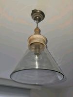 Deckenlampe Hängelampe Glas Holz Landhausstil Harburg - Hamburg Eißendorf Vorschau