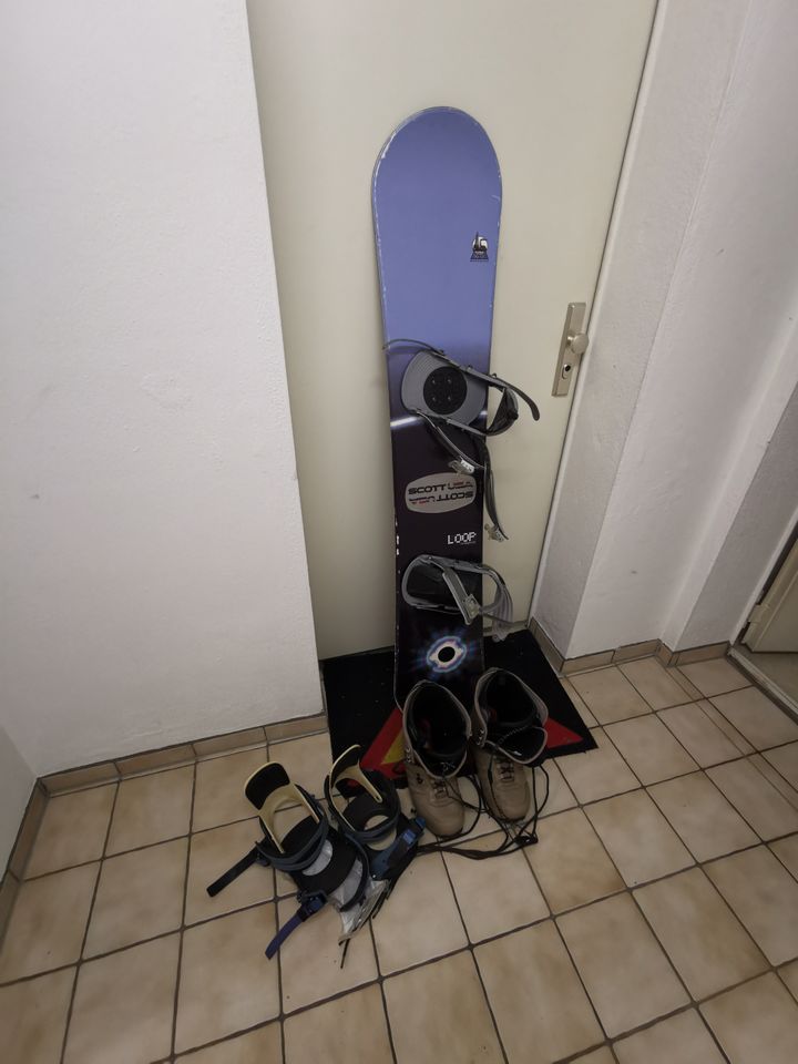 Snowboard Scott Burton Bindung Schuhe 43,5 Länge 1,55mm in Garching b München
