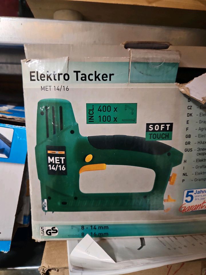 Elektro Tacker Meister Craft in Neustadt a. d. Waldnaab