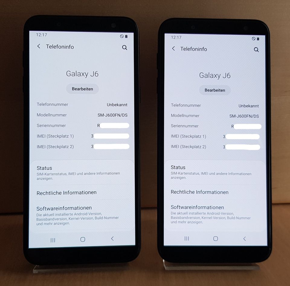 Samsung Galaxy J6 DUOS / Dual Sim in Schwarz in Burbach