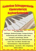 Kostenlose Schnupperstde Klavier/Keyboard/Klarinette/Blockflöte Saarland - Gersheim Vorschau