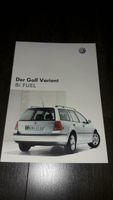 Prospekt, Der Golf Variant Bi FUEL 09/03 RAR Selten TOP Niedersachsen - Dahlum Vorschau