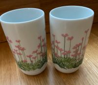 2 Rosenthal Vasen/ Becher weiß mit rosa Blüten Nordrhein-Westfalen - Rheine Vorschau