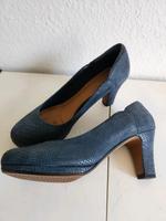 blaue Lederpumps von Clarks Duisburg - Rheinhausen Vorschau