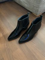 Stiefelette Boots Echt Leder schwarz 37/38 Trend Instyle Berlin - Mitte Vorschau