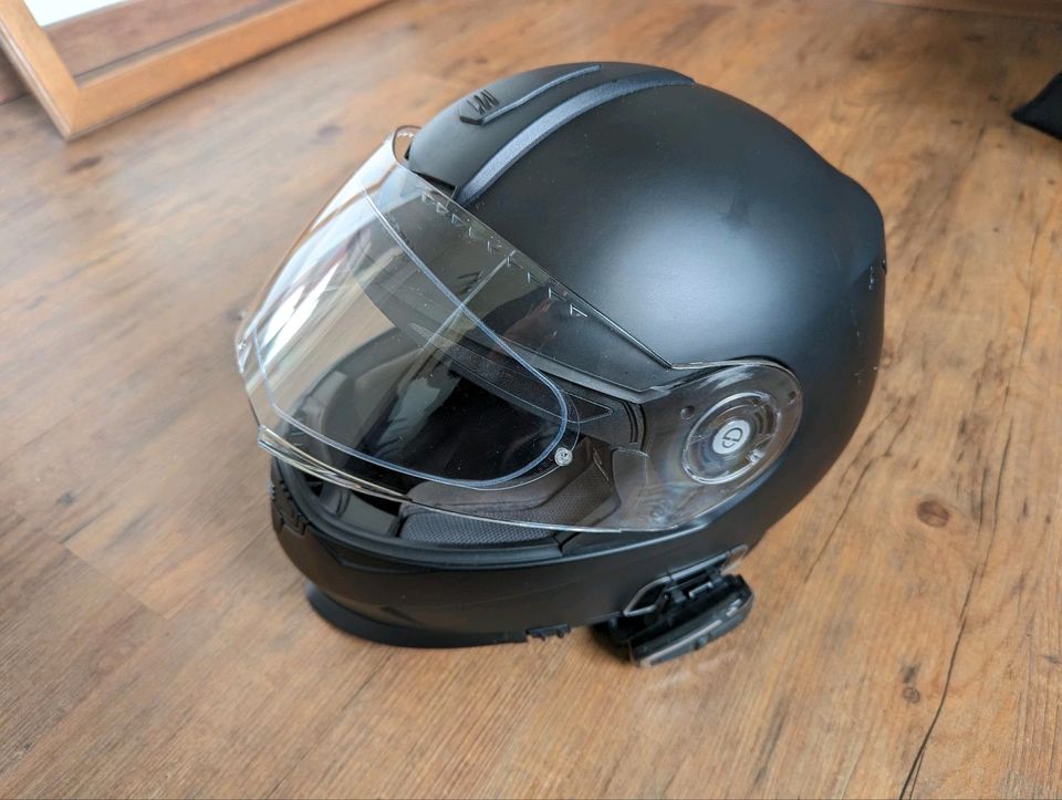 Schuberth S2 Motorrad Helm 58/59 inkl. 2 x Cardo Scala Rider Q3 in Bad Lippspringe