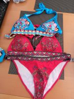 Zwei Damen-Bikinis; NEU! Blau/bunt; rot/bunt Hessen - Fulda Vorschau