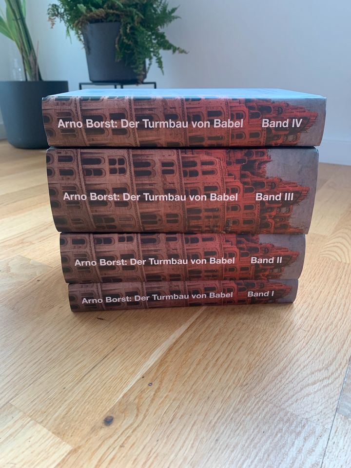 Arno Borst - der Turmbau von Babel - 4 Bände 2019 in Berlin