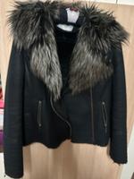 Bikerjacke mit Kunstfell von Guess Bayern - Ehingen Vorschau