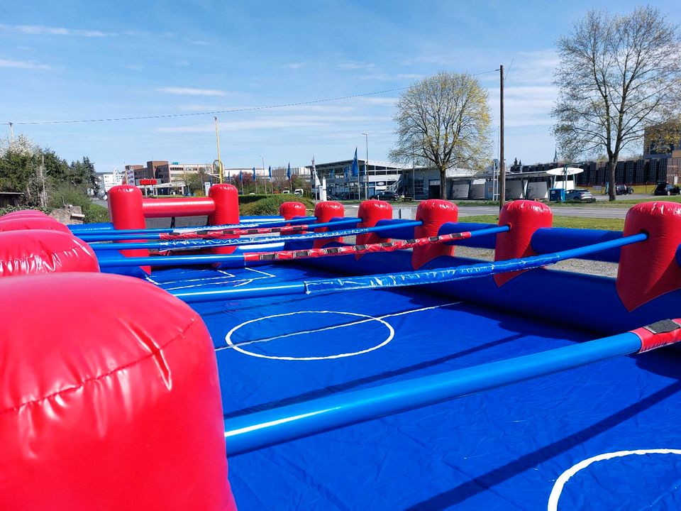 Menschenkicker Soccer Fußball Verleih ausleihen mieten in Burgkunstadt