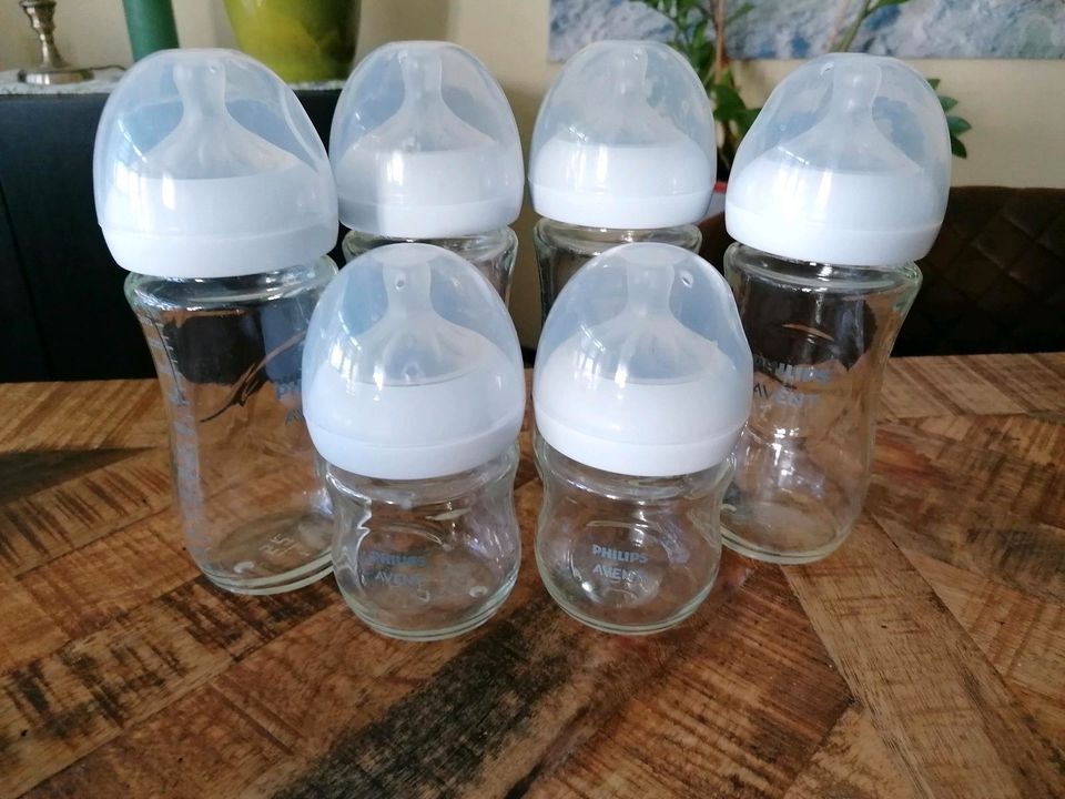 Neu* Phillips Avent Gasflaschen 6 Flaschen anti kolik Starter Set in Zudar