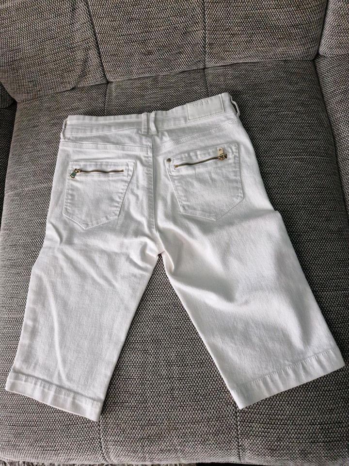 Denim H&M Damen Jeans stretch cremeweiß Gr 36 Sommer Sonne Urlaub in Straelen